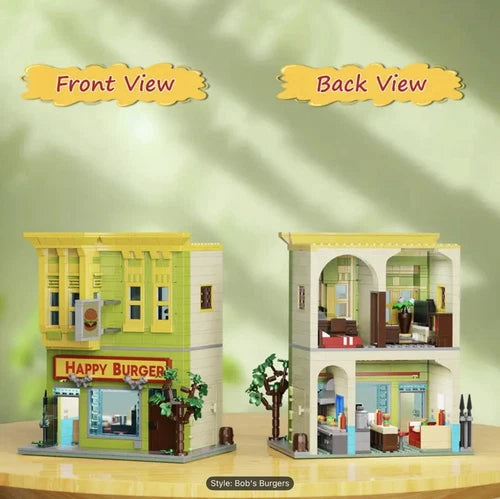 Happy Burgers House Building Set Modeled On Bob’s Burgers