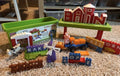 PBS MEGA BLOKS Word World Barn Construction Set. Full Set Of Bricks! WITH DVD!