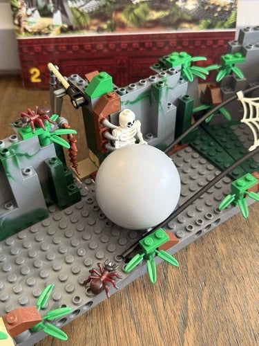 99% Complete Indiana Jones Building Set #7623 Temple Escape Adult Owned -READ!