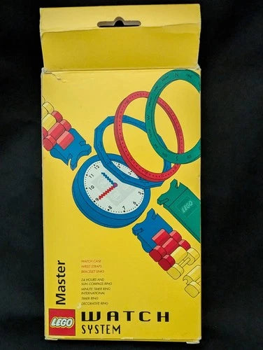 RARE VINTAGE 1997 LEGO WATCH SYSTEM MASTER CRIVAL SWISS JAPAN MADE USED
