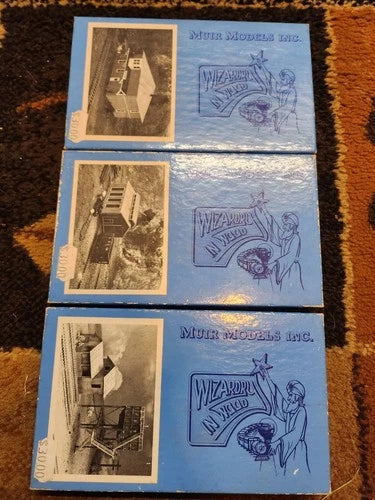 3 Muir Models 570, 575, 577 Building Kits New Old Stock! Never Opened!