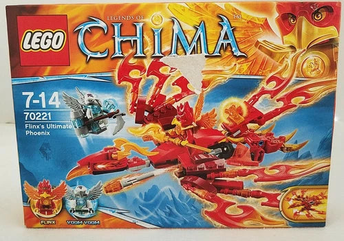 NEW Lego Legends of Chima "FLINX'S ULTIMATE PHOENIX" Building Kit 70221 - 172pc