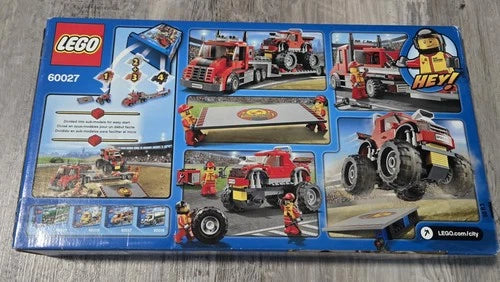 LEGO City Monster Truck Transporter 60027 299pcs 5-12 Box Modular Easy Start
