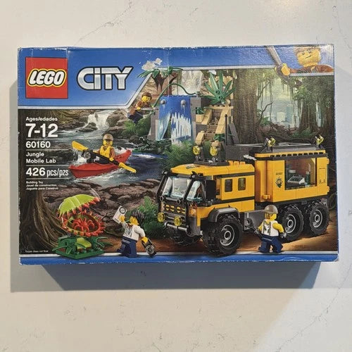 LEGO CITY: Jungle Mobile Lab (60160) Tuck Kayak New in Open box - Retired