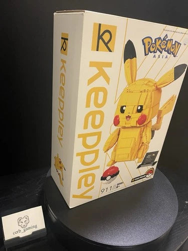 Keeppley Pokémon Building Blocks Pikachu (911 Pc) New in Sealed Box