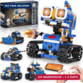 STEM Robot Building Kit, APP & Remote Control Robotics for Kids Ages 8-12
