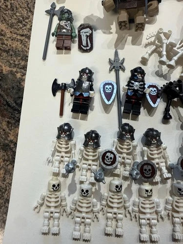 MEOW Mini Figure Lot - Castle Era Trolls, Evil Skeleton Army, Skeletons