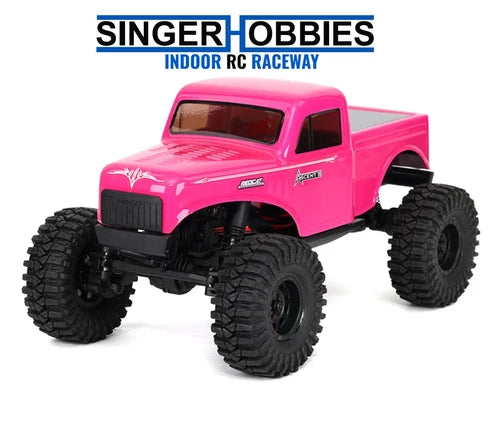 REDCAT RER43484 Ascent-18 HS 1/18 4WD RTR Rock Crawler w/ Radio, Battery PINK