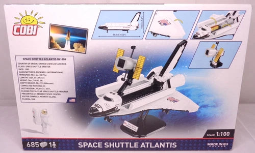 COBI Historical Collection Space Shuttle Atlantis Building Block Set 1930 NEW