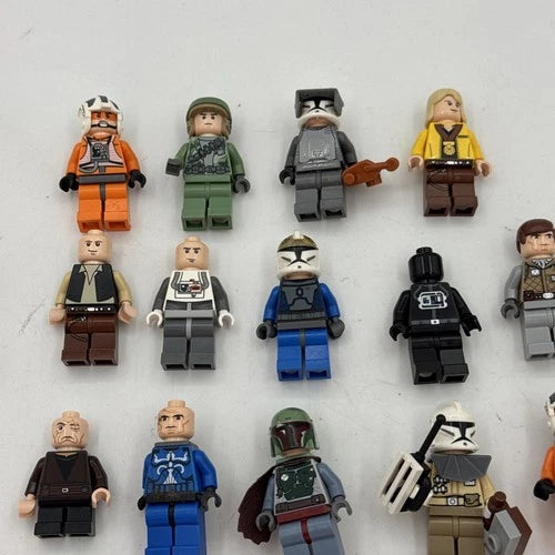 19 MEOW Star Wars Minifigures w Accessories Storm Troopers Luke Fett ++++