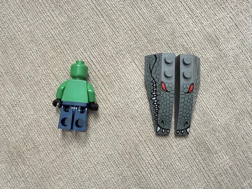 LEGO Batman Killer Croc 7780 2006 Minifigure + Accessories *see description*
