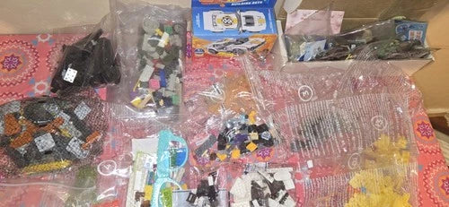LEGO Bulk Lot 10+ LBS Pokémon One Piece Partial Mega sets parts W/ Minifigures