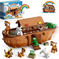 Noah's Ark Building Blocks Set - 845 PCS Deluxe Bible Story Model Kit for Adu...