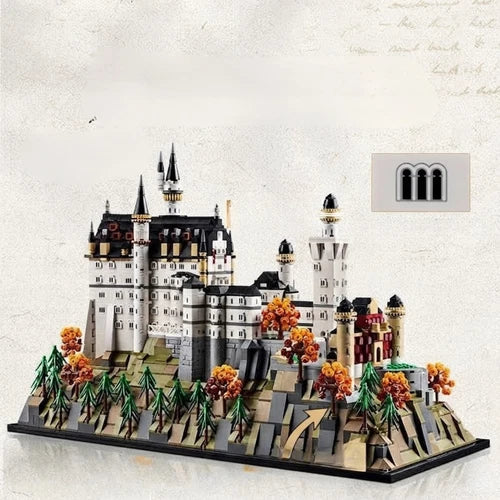 Landmark Series Neuschwanstein Castle Educational Building Blocks