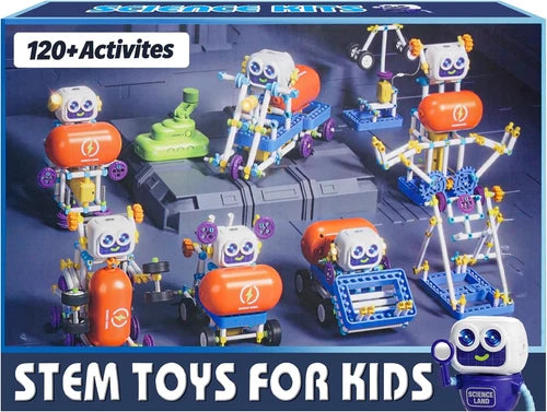 120+ Science Kits for Kids Age 5-7 \| STEM Toys for Ages 8-13 \| 120-In-1 Robot Ki