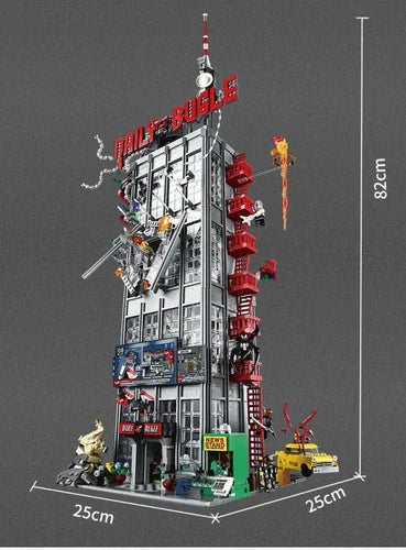 NEW 3772 Marvel Daily Bugle Building Block Set W/ FIGS FREE SHIPING