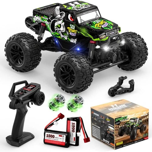 RC Car S01 1/18 38+ KM/H Dual-Motor 4WD All-Terrain Waterproof RC Monster Truck
