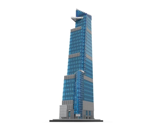 MOC-183374 30 Hudson Yards 1:800 Building blocks Set Model Gift Set 3090 pcs