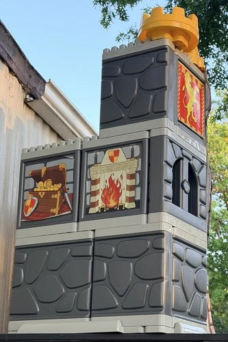 Mega Bloks GIANT ADVENTURE CASTLE Pretend Play Set Medieval Blocks Vintage Rare