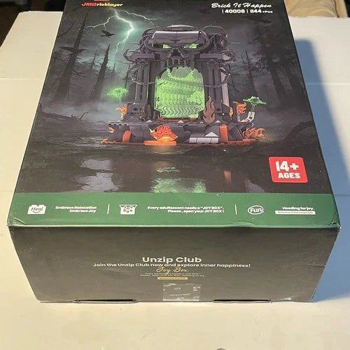 JMBricklayer Dark Portal 40006 1144pc LED Infinity Mirror Building Set NEW