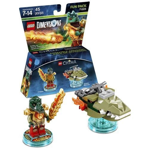 Lot of 6 MEOW DIMENSIONS Movie Fun Pack 71223 Chima Cragger Swamp Skimmer Jund