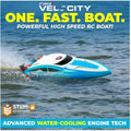 High-Speed Racing Mini RC Boat with 2.4GHz Transmitter\`\`