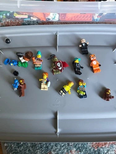 LEGO Bulk Lot with Minifigures & Vehicles - Mixed Bricks Estate Bundle
