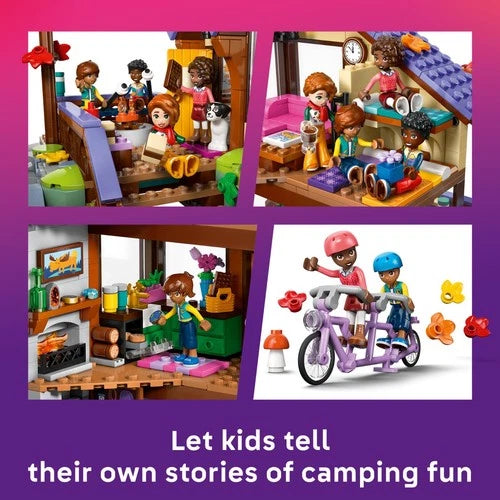 MEOW Friends Cozy Fall Forest Cabin - Building Toy for Girls & Boys, Ages 9+ - D