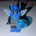 MEOW Blue Beetle Minifigure w/ Translucent Wings & Shield DC Super Heroes