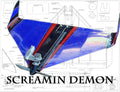 Screamin Demon Sport Model 29" WS RC Airplane Laser Cut Balsa Short Kit