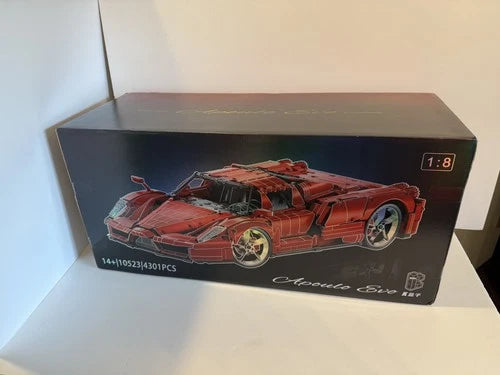 1:8 Building Blocks Supercar -- KBOX 10523 Apollo EVO -- 4301 pieces