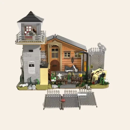 NEW Abandoned Apocalypse Prison Building Blocks Set Zombie Survival Adults MOC