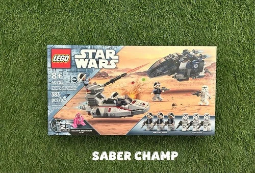 Retired LEGO® Star Wars™ : Imperial Dropship vs. Rebel Scout Speeder ( 40755 )