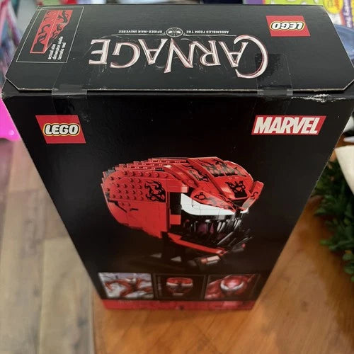 MEOW Marvel Helmet Collection Carnage Helmet Set 76199 546pcs 18+ Plastic