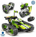 3 in 1 RC Car Robot Building Kit 353 Piece STEM Toy Ages 8-12 Green
