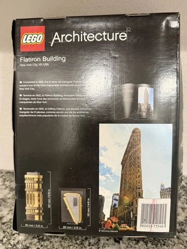 LEGO Architecture 21023 SEALED Flatiron Building Set Sealed Box New Rare