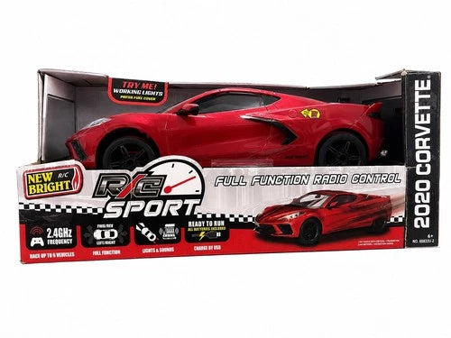 New Bright 2020 Corvette R/C Sport w/ USB Cable & Control