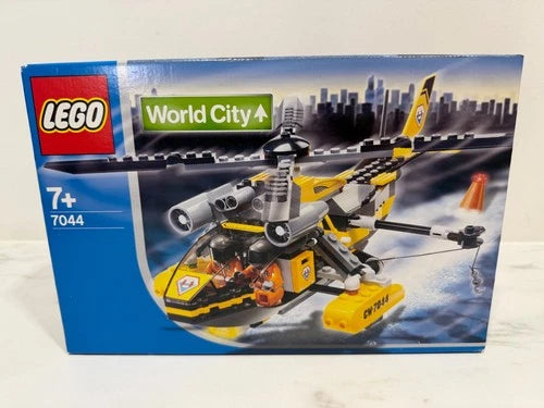 LEGO World City 7044 Rescue Chopper Helicopter 2004 NEW Factory Sealed