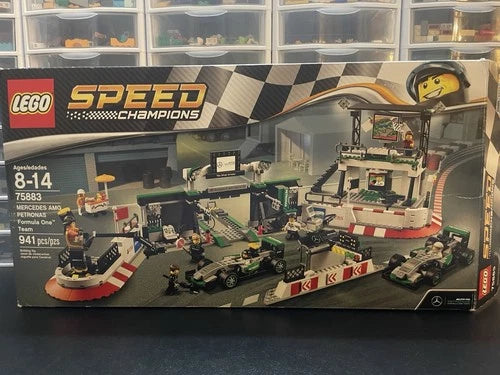 MEOW Speed Champions 75883 Mercedes AMG Petronas F1 Team Incomplete