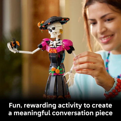 MEOW Ideas La Catrina - Building Set for Adults, Ages 18+ - Day of the Dead Deco