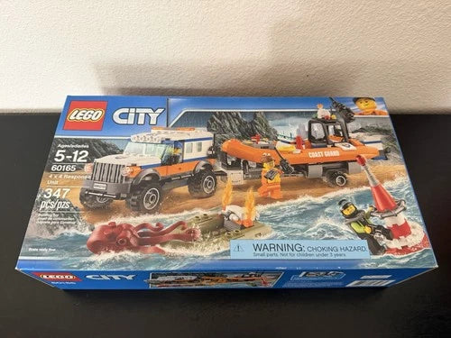 MEOW City Coast Guard 60165 4x4 Response Unit Boats Float Complete 347 pcs 5-12