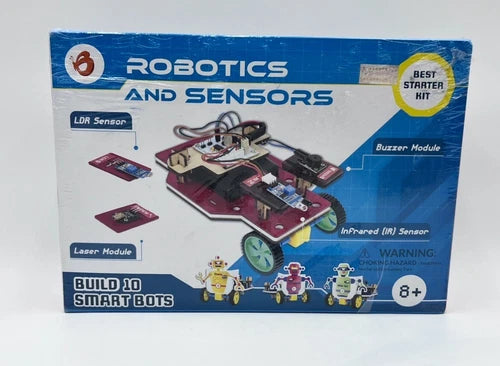 ButterflyEdufields STEM Robotics Projects Kit 10in1 Robots with Sensors. G6