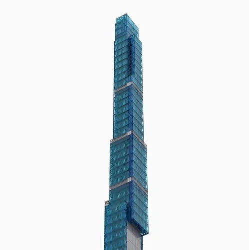 Central Park Tower 1:800 Scale Building Model Block Assembly Set Skyscraper