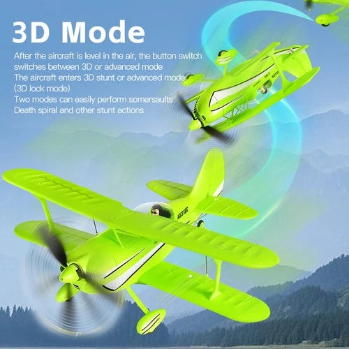 Wltoys XK A310 2.4G 4CH RC Fixed Wing Aircraft Model 3D/6G Realistic Plane Green