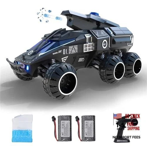 Remote Control Car, 6-Wheel Drive 2.4GHz 1:12 RC Truck Toy Off Road with Black
