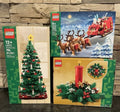Lego Christmas Sets 40573, 40499, 40703