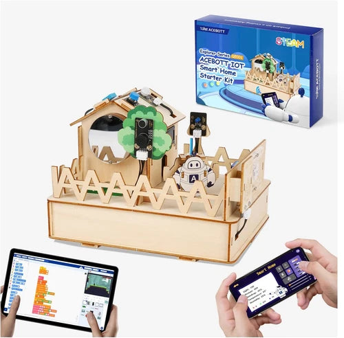 IoT Smart Home Kit for Teens, STEM Toys Compatible with Arduino and Scratch