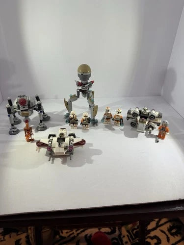 LEGO Star Wars Clone Wars Lot 75036 75072 75077 75032 Mostly Complete