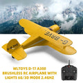 Wltoys D-17 A300 Brushless RC Airplane With Lights 6G/3D Mode 2.4Ghz Kid Toy
