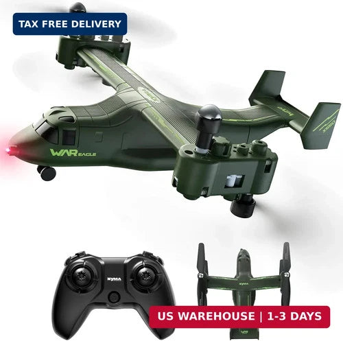 SYMA X550 RC Plane, 4 CH Remote Control Airplane with High/Low Speed, One-Key Ta